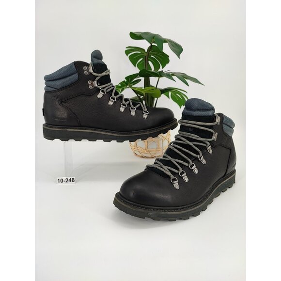 Sorel Other - Sorel Men's Madson II Hiker WP Black Leather Chukka Boots Size 10 US